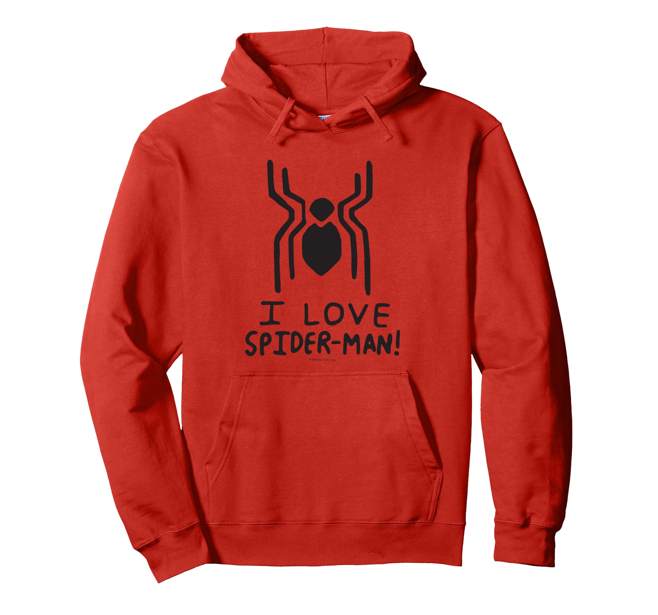 

No Way Home I Love Hoodie Marvel s Spider-Man Spider-Man синий