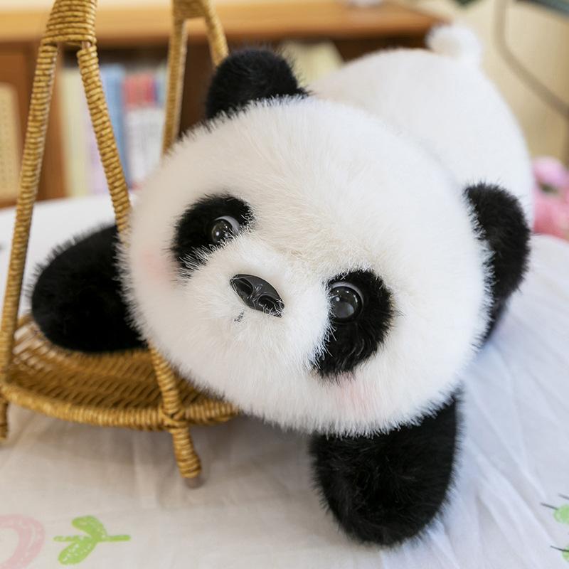 Hug Baby Ingot Panda Doll Plush Toy Simulated Panda Doll Birthday Gift Children Sleeping Pillow