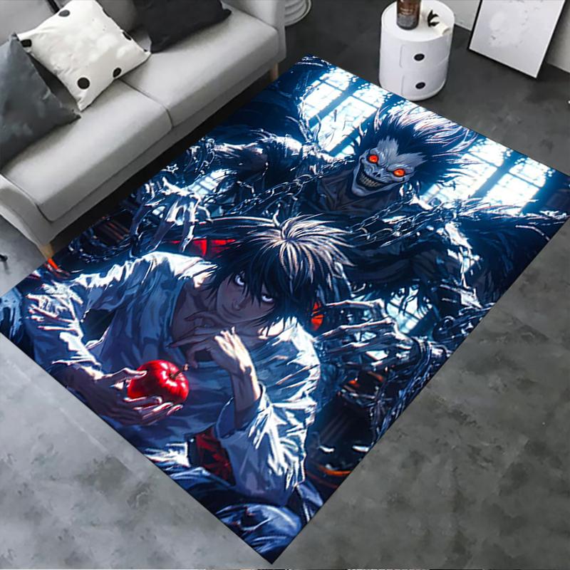2025 New Death Note Carpet Rug for Living Room Bedroom Home Sofa Decoration,Kids play Non-slip Floor Mat21