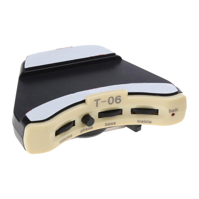 Sound Hole Guitar Pickup Microphone Sound Hole Adjustable Preamp Equalizer for Acoustic Folk Guitar with Accessories
