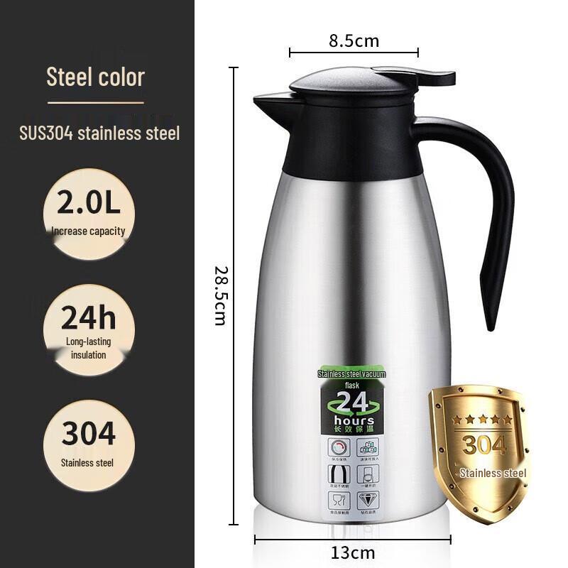 Large Capacity 2L Stainless Steel Insulated Thermos