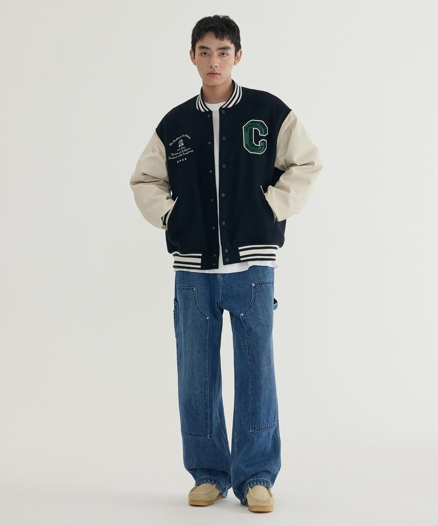 COVERNAT Letterman Wool Varsity Dark Navy
