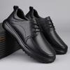Luxusmarke Herren Echtleder Schnürschuhe Lässige Leder Flache Designer Oxfordschuhe Outdoor Weiche Sohle Bequeme Büroschuhe
