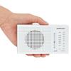 OHM AudioComm Kompaktes AM/FM Handradio, Weiß, RAD-H234N-W, 03-7053