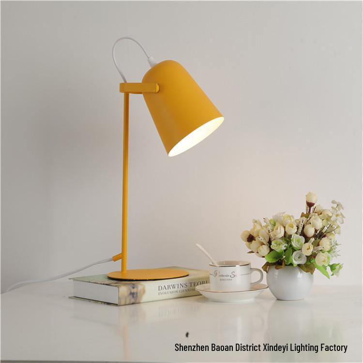 Nordic LED Table Lamp: Eye-Safe, Creative Design for Dorm or Bedside
