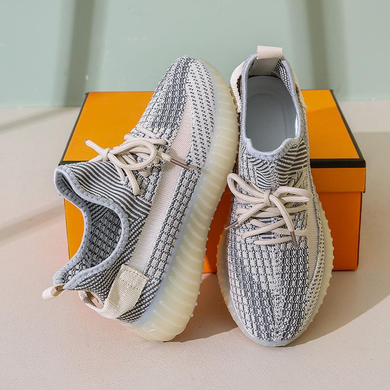 

Flying shoes women s spring new breathable student Korean version fashion sports shoes casual breathable running fitness shoes 40
