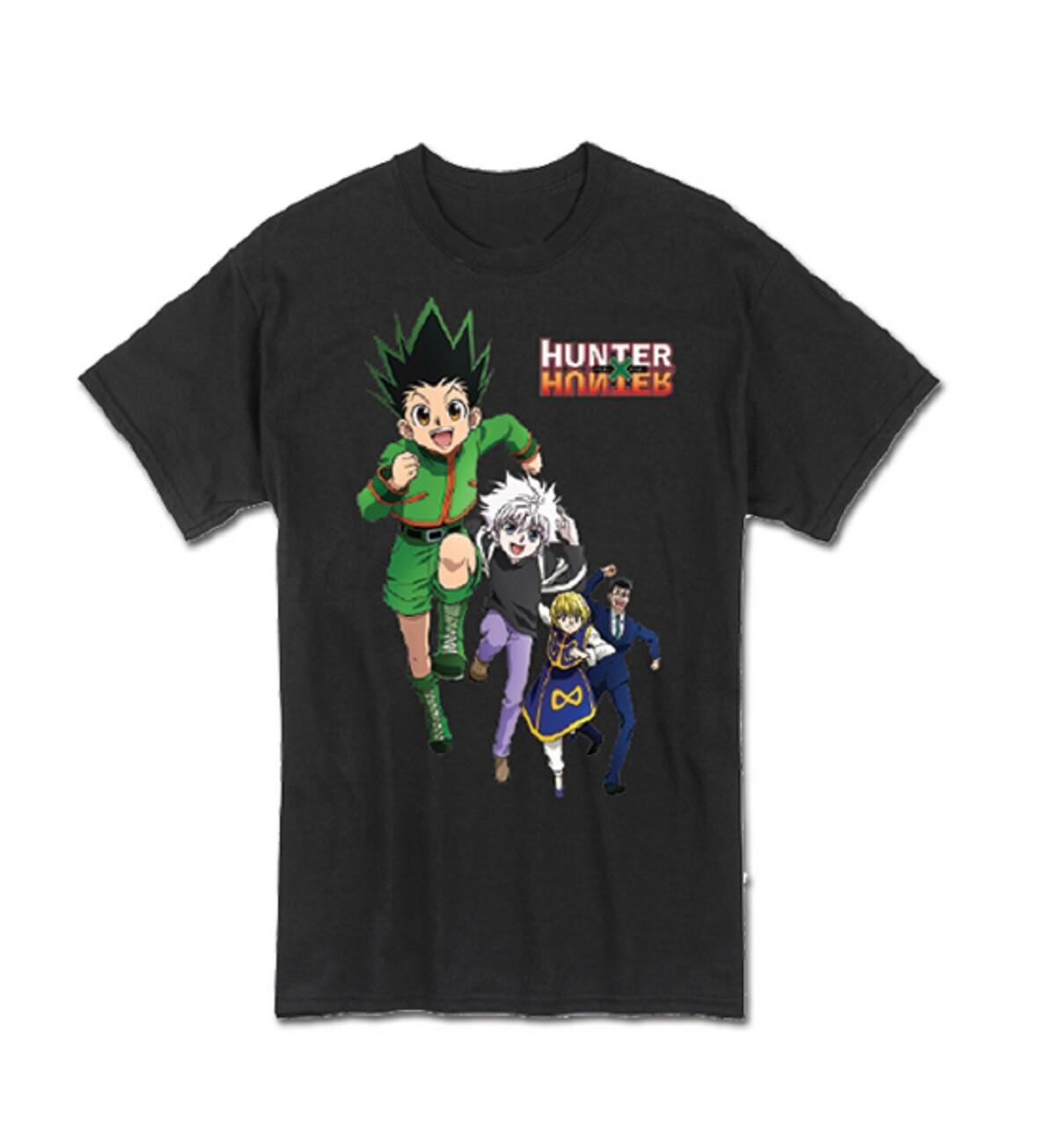Hunter X Hunter Gon And Team Running Anime Adult T-shirt L