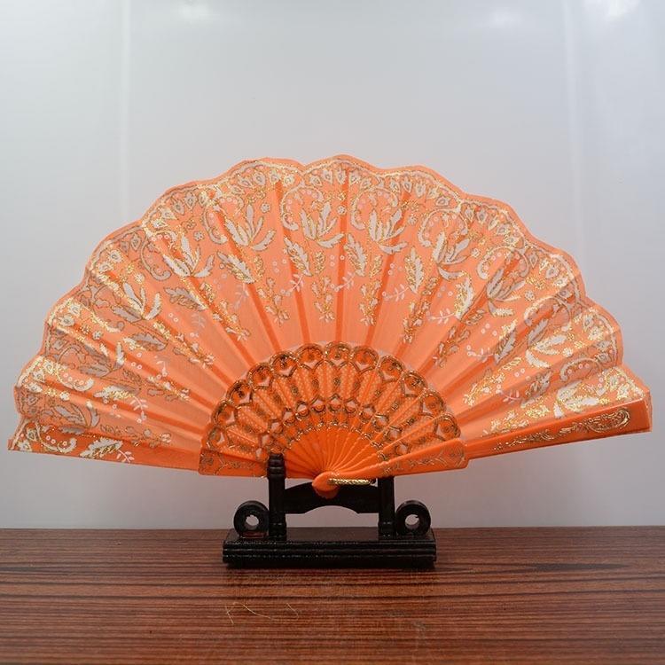 Retro Exquisite Hollow Sunflower Stylish fold Fan original Wooden Hand gift