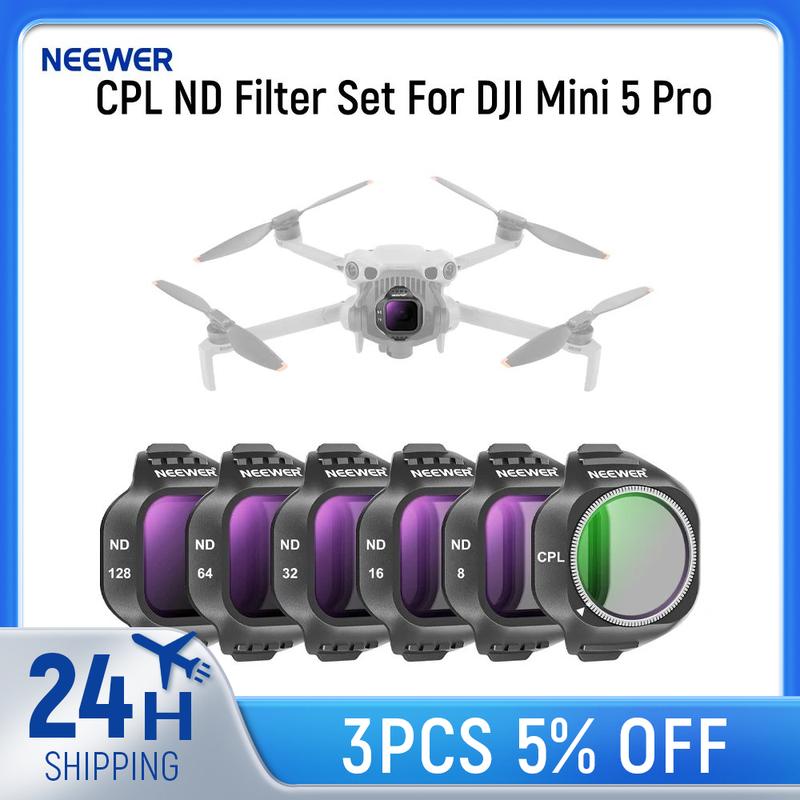 NEEWER CPL ND Filter Set For DJI Mini 5 Pro,Circular Polarizing Polarizer Neutral Density Lens Filter Camera Accessories