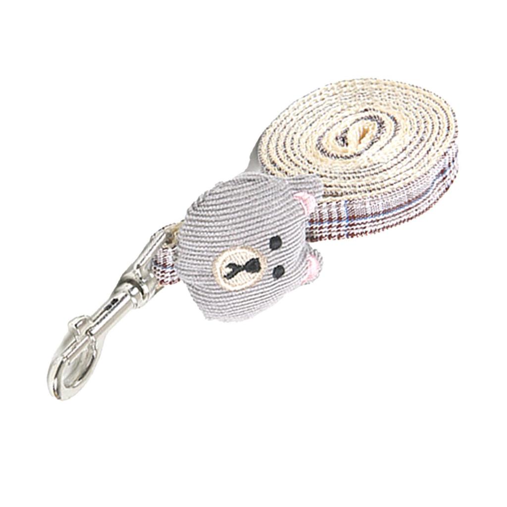 Dog Cat Harness Leash Cute Cartoon Cat Collar Adjustable Breathable Pet Vest Traction Rope Small Medium Dog Chain Puppy Supplies