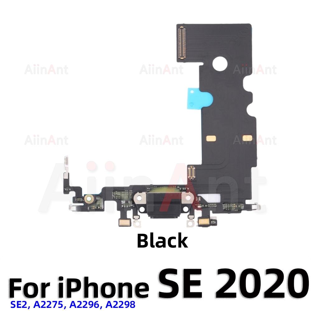 AiinAnt Dock USB Mic Board Charger Connector Fast Charging Port Flex Cable For iPhone 5s 6 6s Plus SE 2 3 2020 2026 Phone Parts
