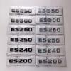 ABS Car Trunk Emblem Letter Decal Badge Rear Sticker Styling Accessories for Lexus ES200 ES240 ES250 ES260 ES300 ES350 VH6