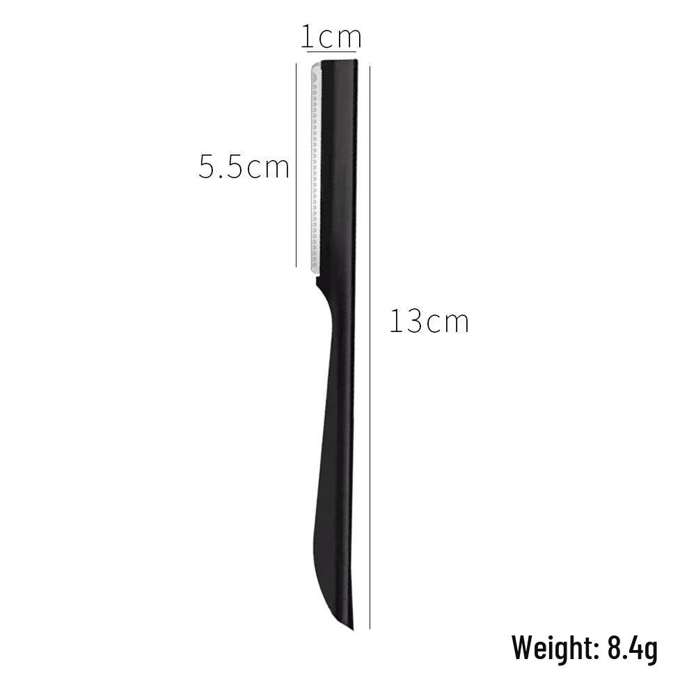 Kratzfester Augenbrauen- und Gesichtsbehaarungstrimmer für Herren: Anfängerfreundlicher Rasierer mit Mikronetz für sichere Haarentfernung