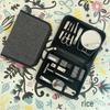 Men's Travel Grooming Set: Nail Clippers, Toothbrush, Razor, Double-Sided Mirror