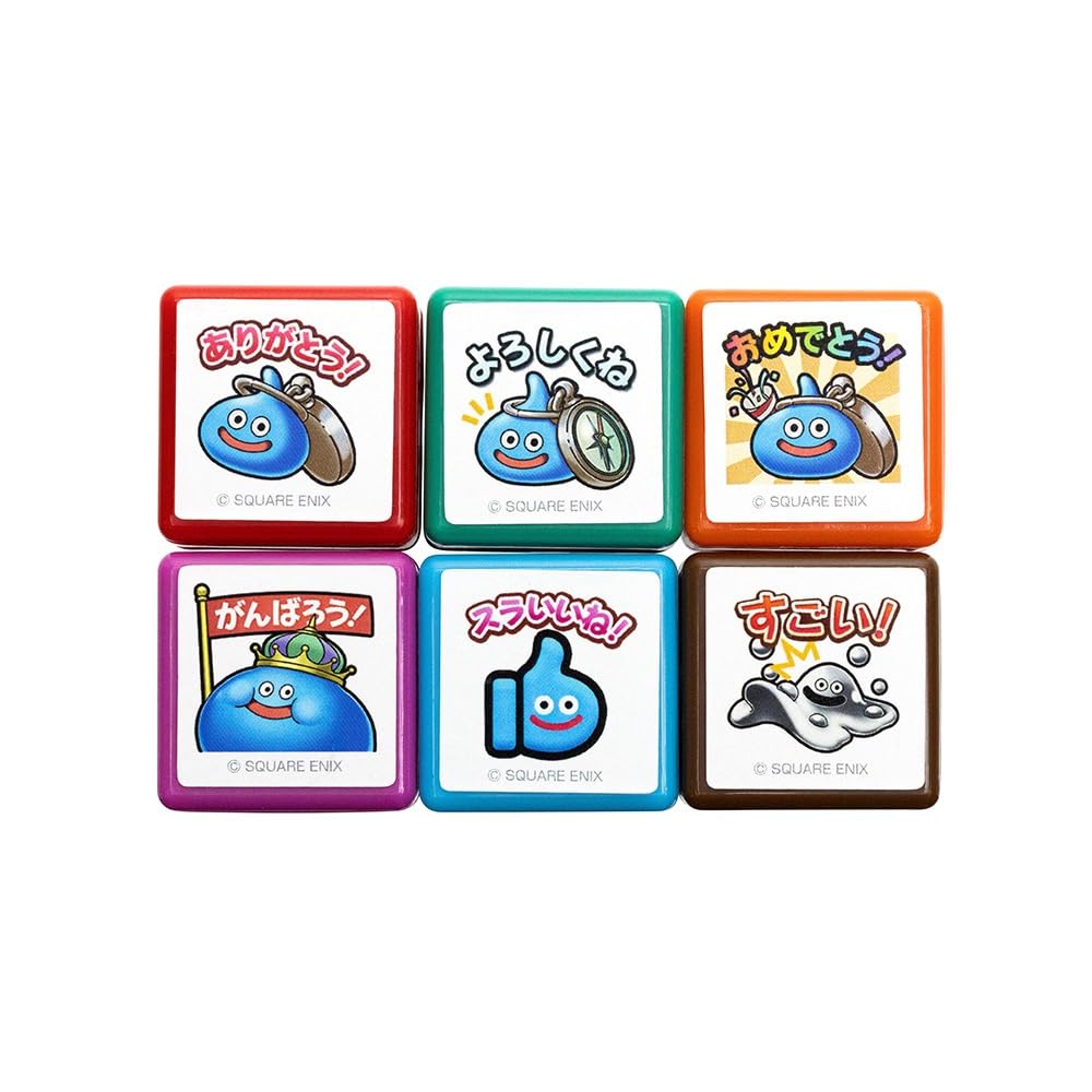 Dragon Quest Walk Penetration Stamp Set синий