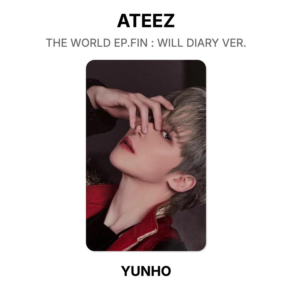 ATEEZ THE WORLD EP.FIN : WILL DIARY VER. Official Photocard