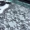 3m X 23cm French Chantilly Lace, Non-stretch Eyelash Lace Fabric for Sewing, Bra, Underwear, Lingerie, Dress, Garment, Crafting