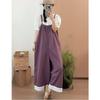 Johnature Casual Japanese Suspender Pants Women Summer Collection Loose Versatile Wide-leg Jumpsuits