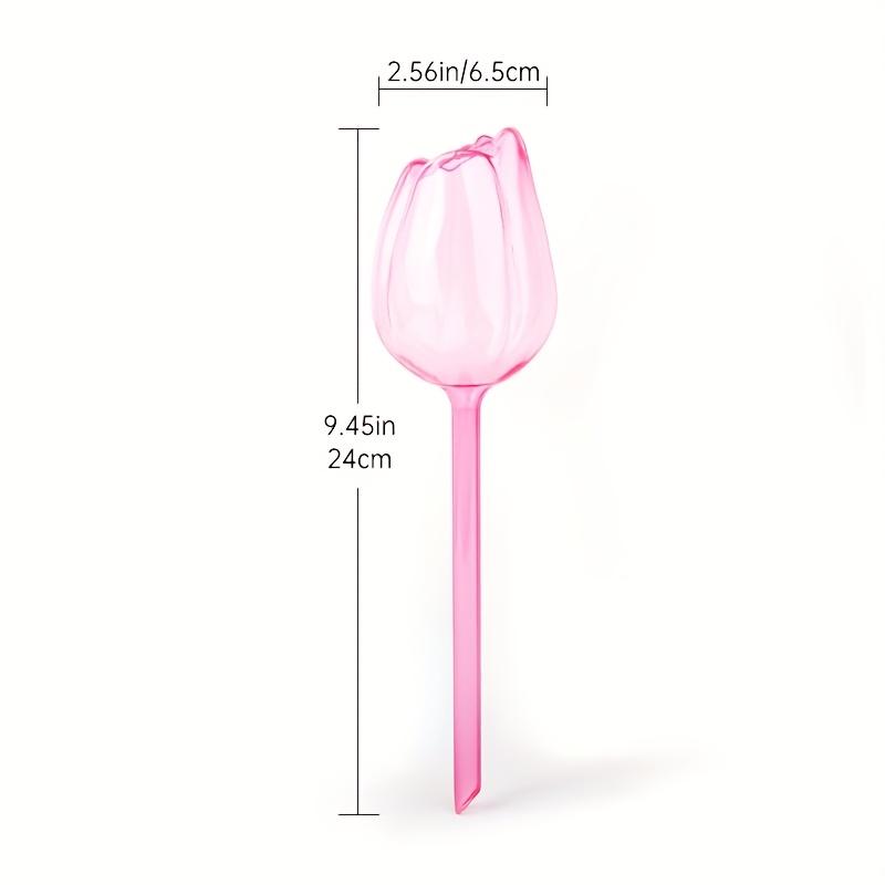 Upgraded Version Tulip Shaped Plant Watering,Slow Drip Design, Automatic Irrigation Suitable for Indoor/outdoor Potted Plants and Hanging Baskets