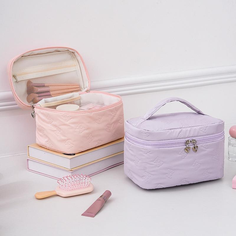 Large Capacity Waterproof Cosmetic Bag Travel Cube Makeup Organizer Bag