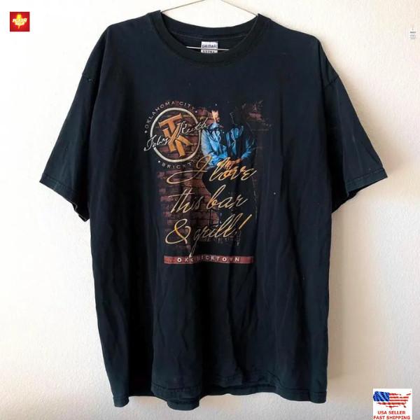 

New Apparel Toby Keith Country Music Band Tee Shirt Black Gildan Unisex Unisex T-Shirt Graphic Tee L