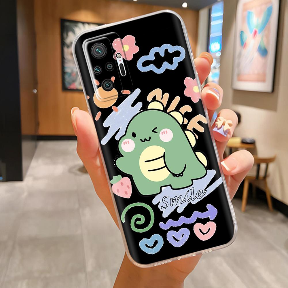 For Xiaomi Redmi Note 10 Pro Case Painting Soft TPU Clear Silicone Anti Drop Back Cover For Redmi Note 10 Pro Phone Cases Funda