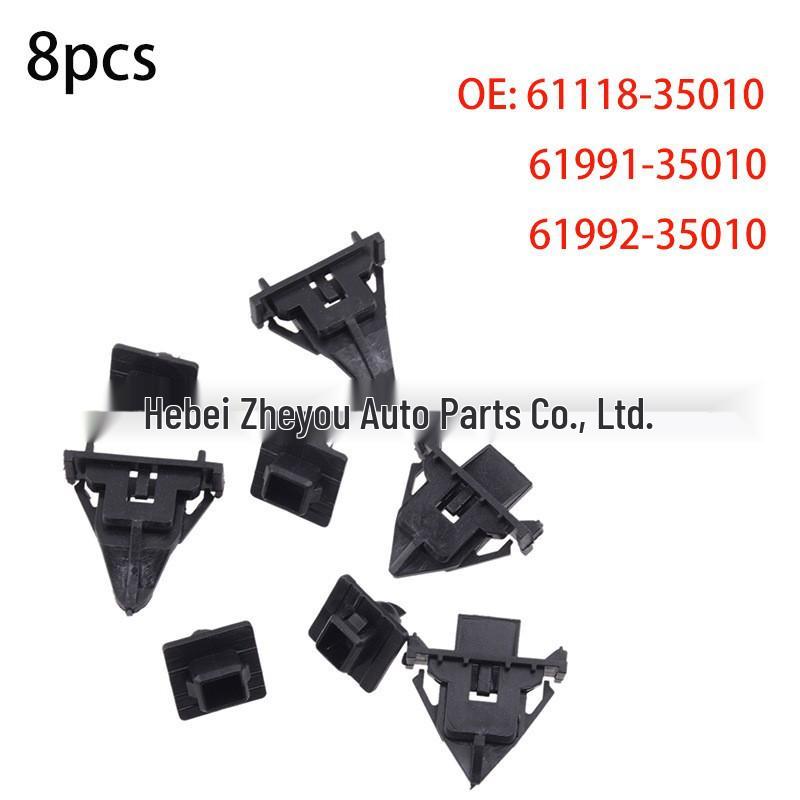 

Front Cowl Molding Clip for Toyota FJ Cruiser - Upper Panel Protector 757-CFK-2652-07 Zhe You Auto Parts