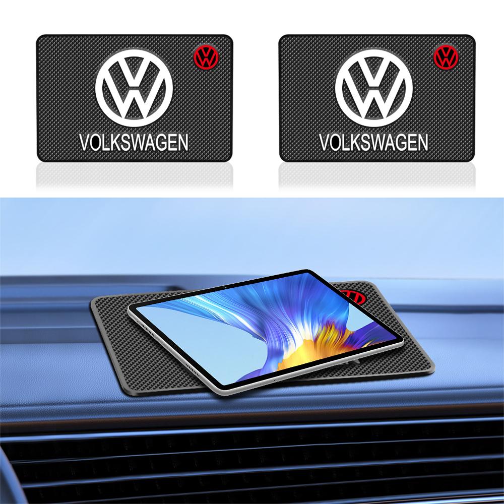 For VW Golf 6 Beetle GTI Tiguan Volkswagen GTI Jetta Bora Silicone Car Dashboard GPS Phone Toy Ornament Anti Slip Mat Valve Cap