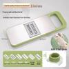 Multifunctional Stainless Steel Vegetable Slicer & Julienne Grater with Hand Guard