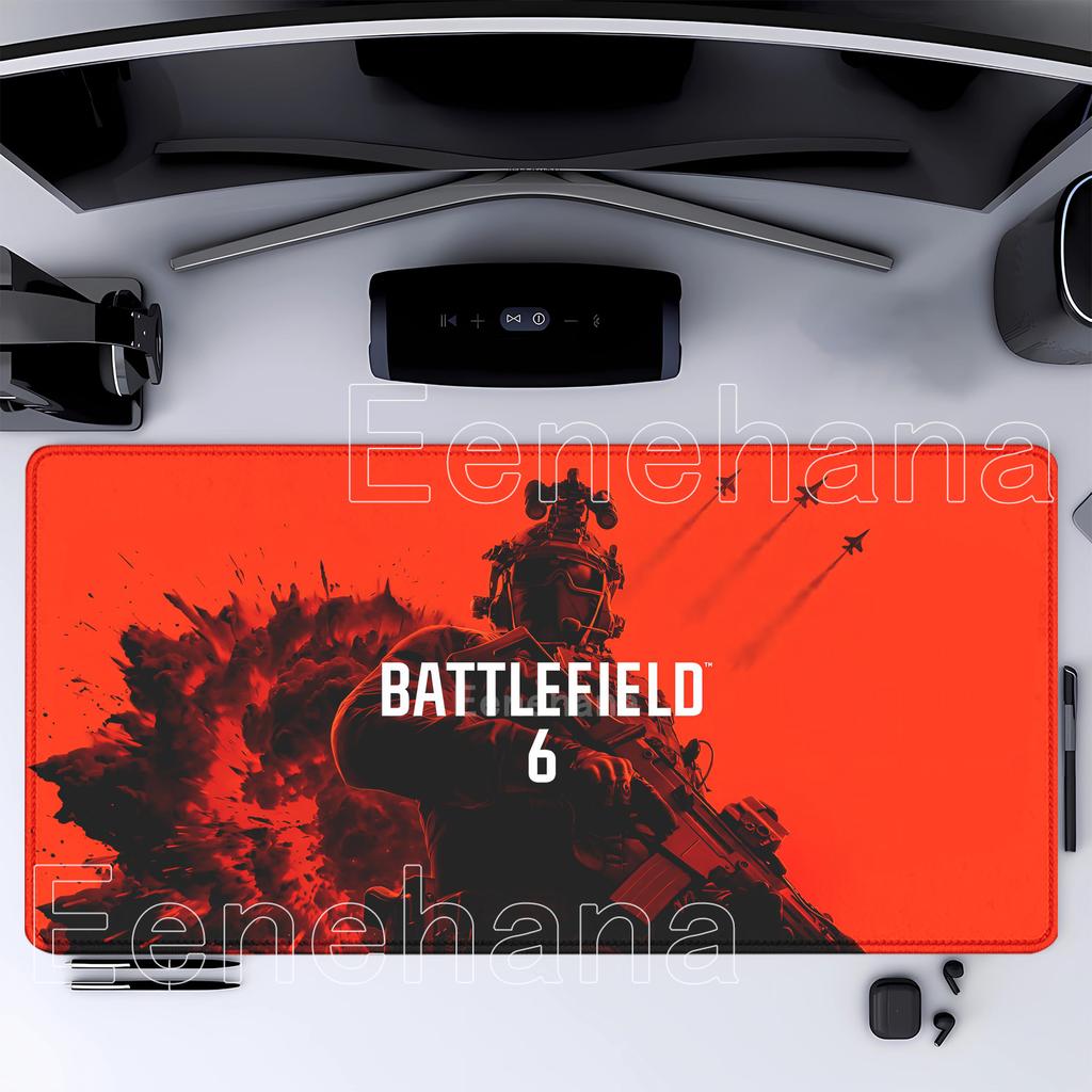 Game Battlefield Mousepad Keyboard Large offices Accessories Mouse Pad Lock Edge HD printing Gaming Esports overlock Desk Mat