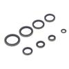 110 Pcs Oil Seal Washer M6 M8 M10 M12 M14 M16 M18 M20 Rubber Bonded Seal Oil Gasket Metal Sealing Washer