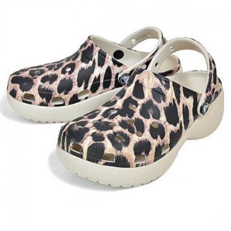 CrocS Women S claSSic Platform Animal Mix clogS Leopard 207844 2y4
