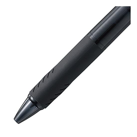 uni-ball Jetstream 3-Color Ballpoint Pen, 0.38mm, Transparent Black, Smooth Writing, SXE340038PT24