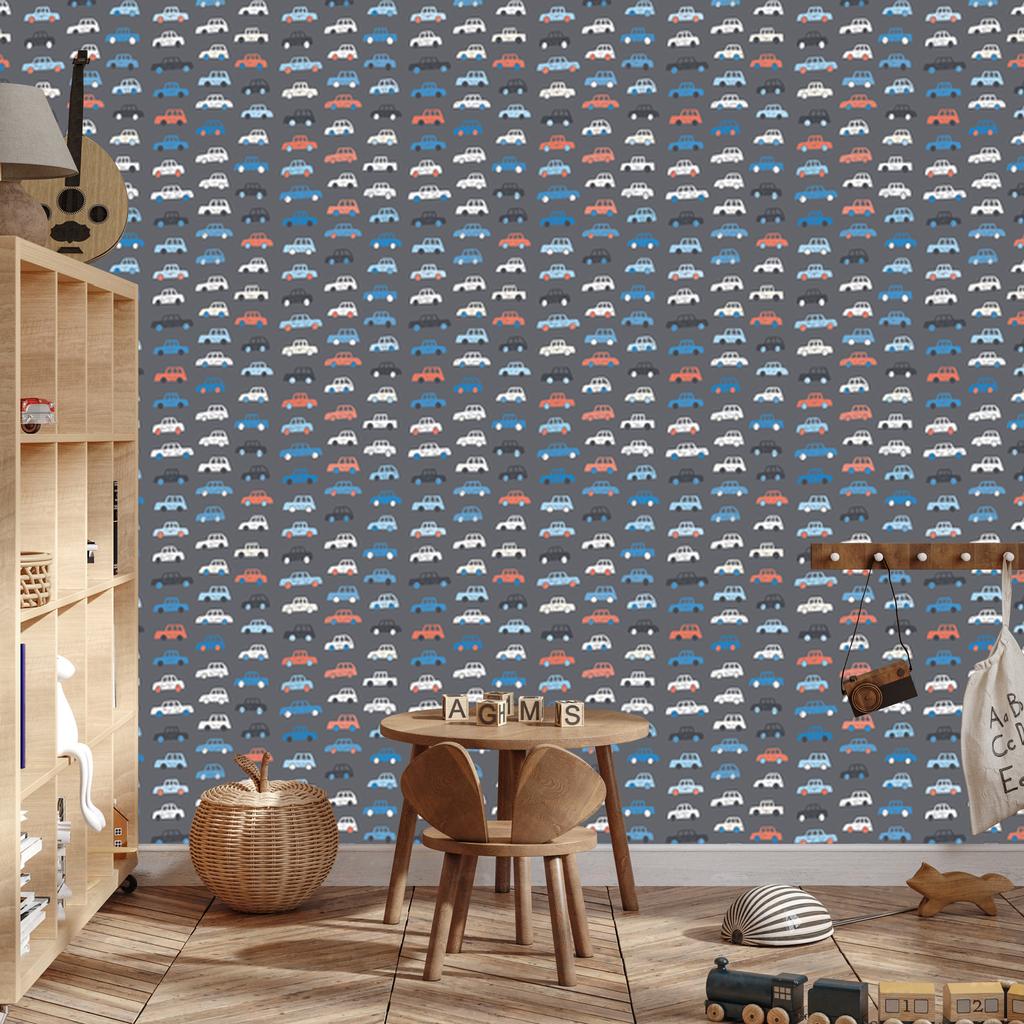 Colorful cars wallpaper for living room and bedroom 50x1000