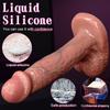 Ultra-Soft Realistic Silicone Dildo – 2 Sizes Available, Extra-Large & Standard Options, Strong Suction Cup, Self-Pleasure Toy for Women
