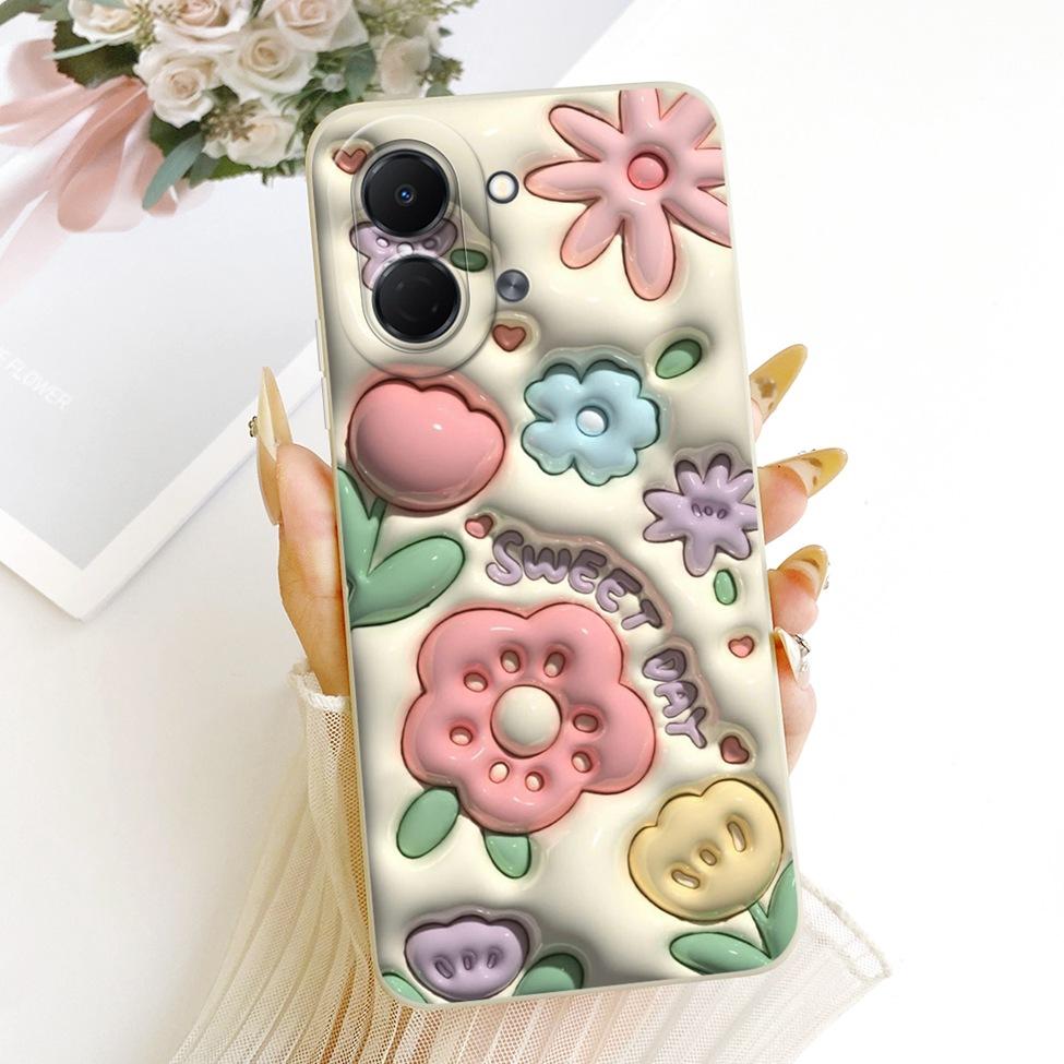 For Tecno Spark Go 3 5G KN3 Casing For Techno Spark Go 3 5G Cover Luxury Fashion Cute Cartoon Funny Painted Silicone Phone Case