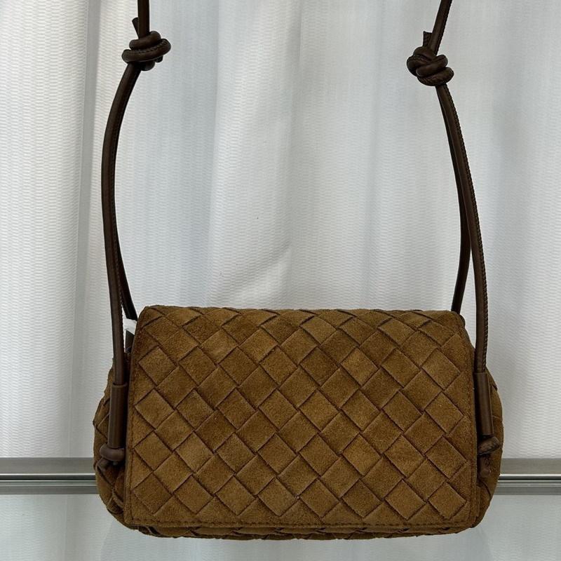 New Leather Cowhide Suede Woven Small Square Bag Tote Bag Pillow Bag Single Shoulder Crossbody Handbag Women's Bag