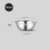 ZISIZ 304 Stainless Steel 14cm Multi-Purpose Kitchen Bowl Set