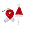 1-20PCS Christmas Pet Accessories Dog Christmas Scarf Hat Cat Hat Holiday Dog Costume Xmas Apparel for Pets