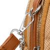 Women's PU Shoulder Bag Multi-compartment Double-use Handbag Soft Leather Crossbody Bag