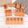 Elegant Wood Display Stand Cuisine Display Holder Sushi Display Plate Tacos Display Rack Wood Material for Sushi Tacos
