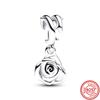 Neuer 925er Sterlingsilber Kupfer Junge Mädchen Tierpfoten Abdruck Perlenanhänger DIY Zubehör PASSEND Original Charms Armband Frauen Party Geschenke