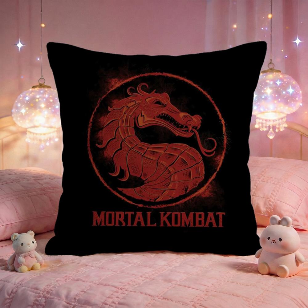 

Game MMortal Kombat Cushion Cover Premium Comfort Reversible Pillow Cove Two In One Design For Any Room Car Interior 30x30cm 12x12in