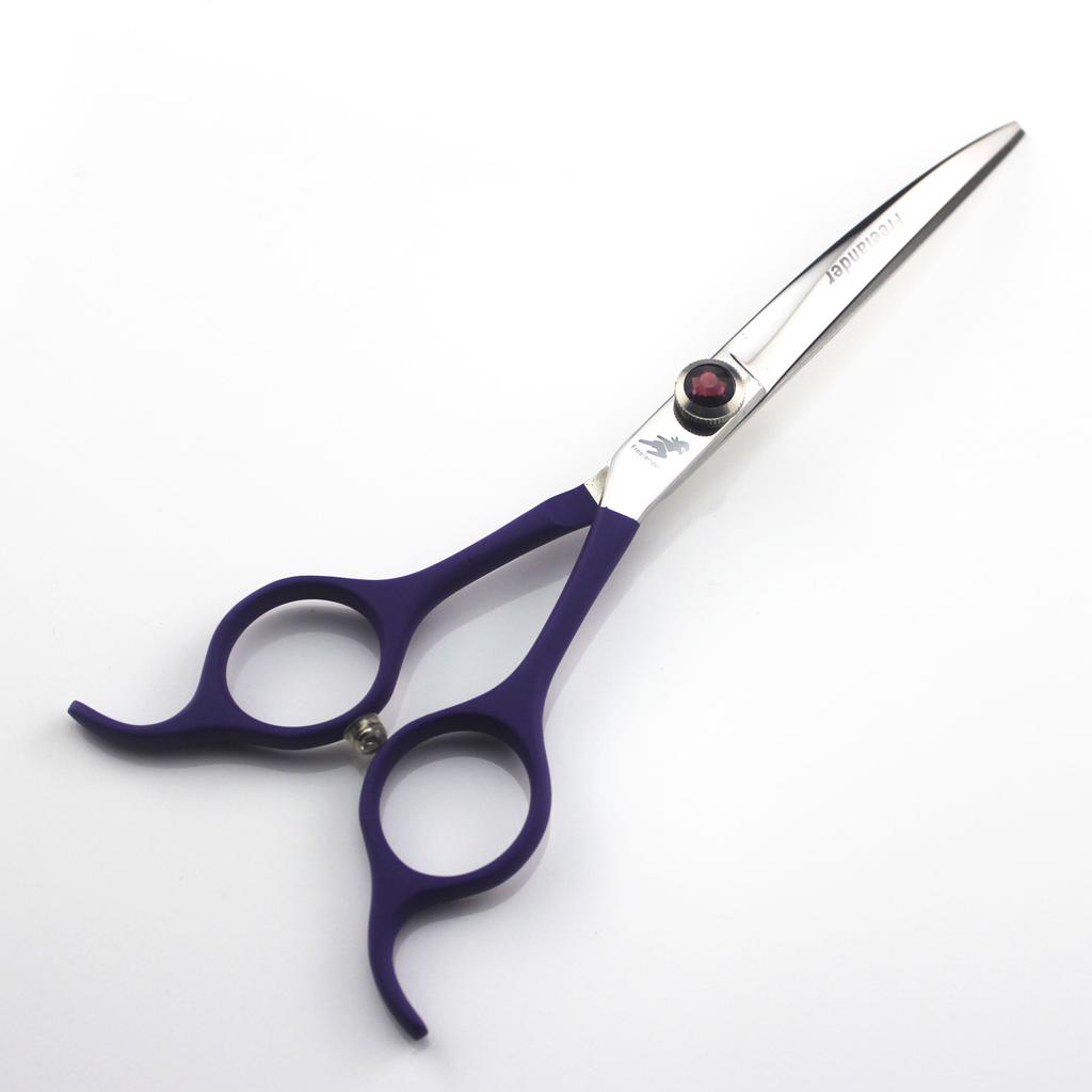 6.5 Inches, Narrow Knife Head, High-End, Pet Beauty Curved Scissors, Color Beauty Scissors, Double Use For Up And Down Bending