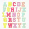 Glitzer Selbstklebende 5,5cm Buchstaben & Zahlen Aufnäher Aufkleber für Kleidung und Taschen.