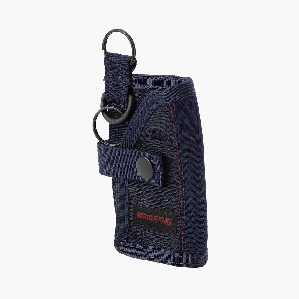 [Briefing] Small Item Key Case for Men, Navy, Free Size