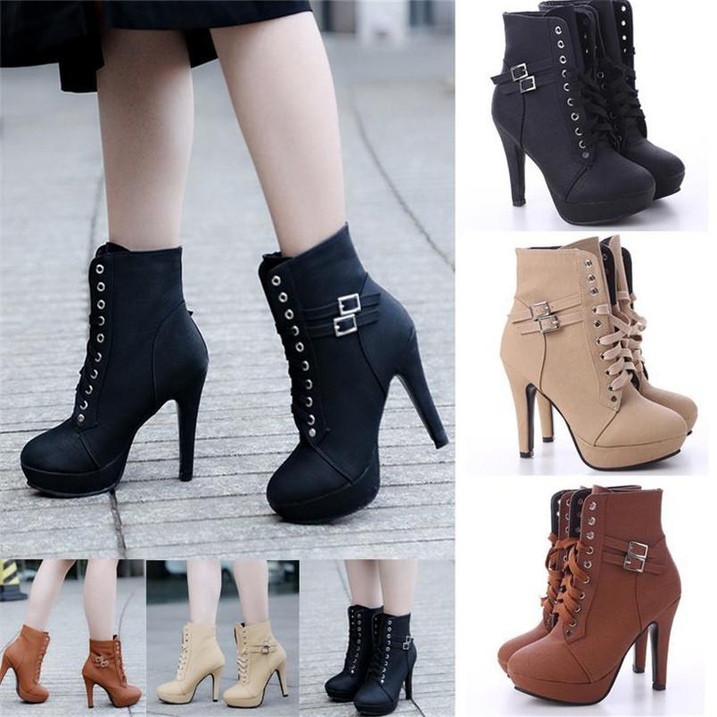 Zapatos de botas cortas gruesas de invierno para mujer comprar a buen  precio — entrega gratuita, reseñas reales con fotos — Joom