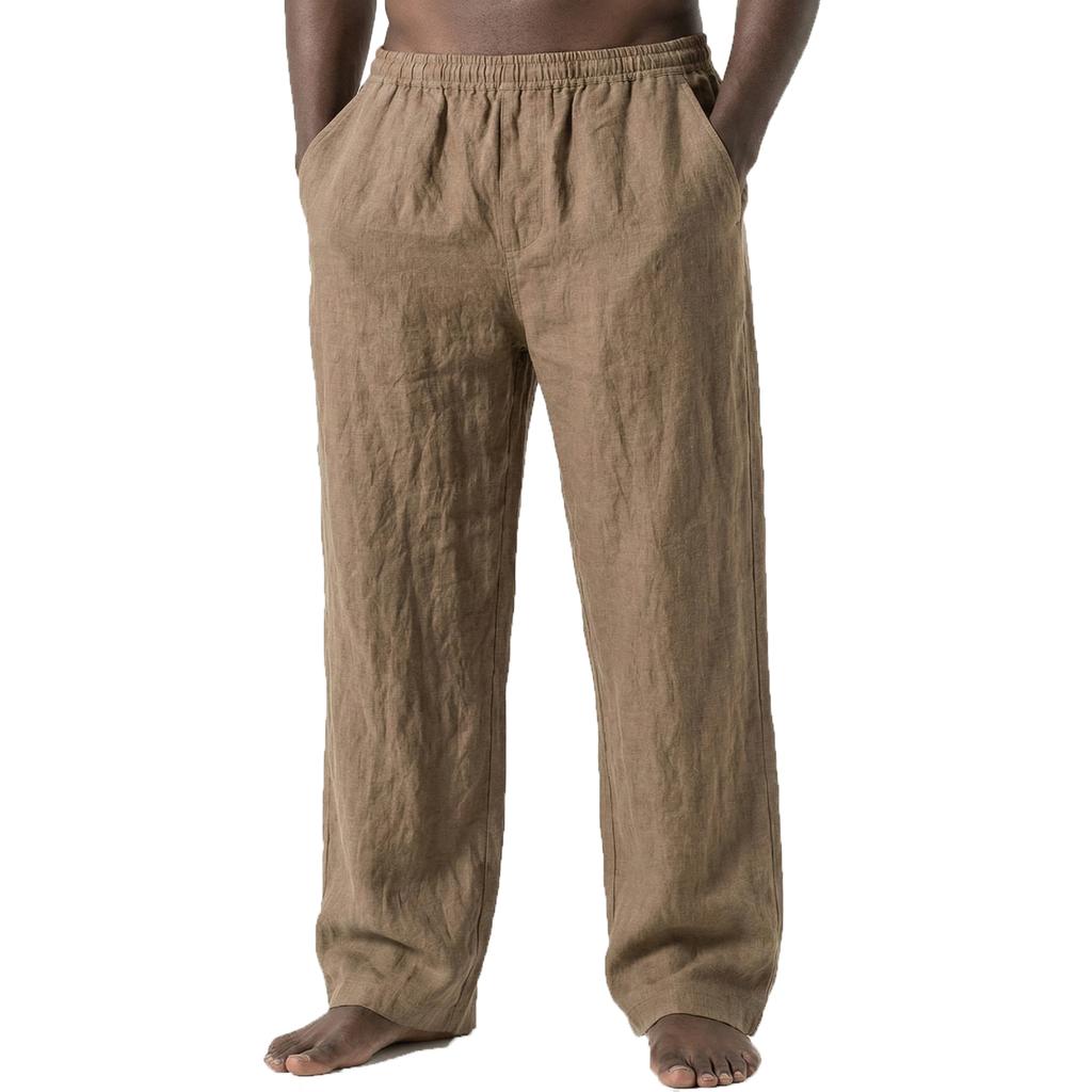 Men's Relaxed-Fit Stretch Waist Straight-Leg Pants