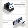 180 Degree Elbow USB C Adapter Type C USB C OTG To USB Converter U Shape USB-C 3.0 Connector for Computer Phone Tablet Adapter 3