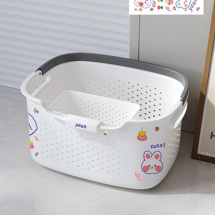 Large Capacity Bathroom Laundry Basket - Stylish Clothes Storage for Shower and Toilet